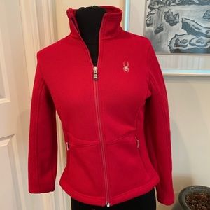 Pink zip up spider jacket